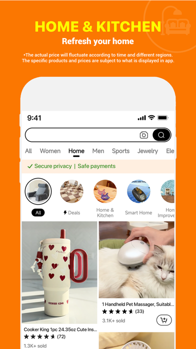Скриншот Temu: Shop Like a Billionaire 3